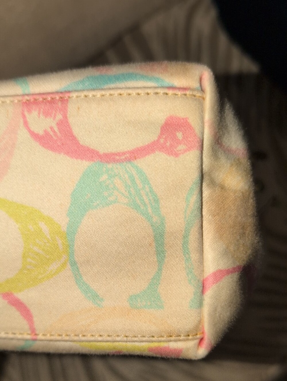Vintage Coach Hamptons Weekend Scribble Top Handle Mini Bag - Picture 12 of 16